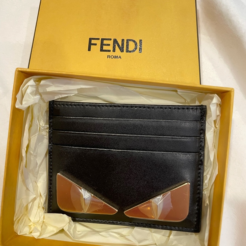 Fendi Card Holder Bag Bugs 100% Authentic New